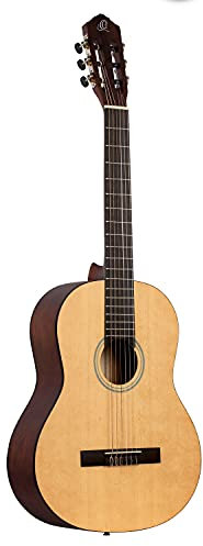 Ortega Guitars 4/4 Konzert Gitarre – Student Series – Fichte, Katalpa, Natur (RST5M)