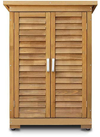 HYGRAD® Wooden Garden Shed Outdoor Store Cupboard Tool Storage Lawn Mower Wood Cabinet UK