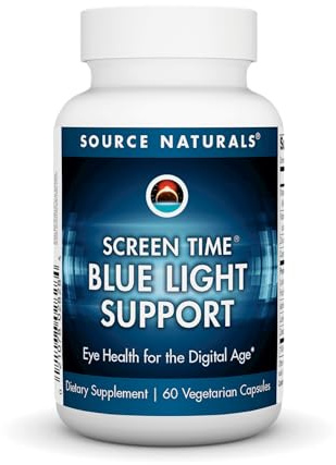Source Naturals Screen Time Blue Light Support, Eye Health for the Digital Age* - 60 Vegetarian Capsules