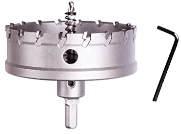 SYDARSYN Hartmetall-Lochsägen-Bohrer 100mm TCT Lochsäge Lochschneider für Edelstahlblech, Blech, Kunststoff