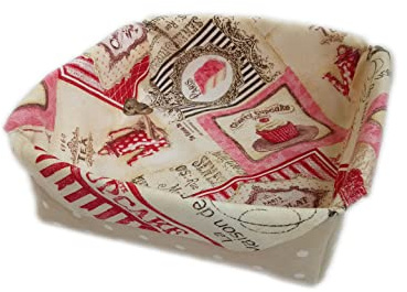 Panera de Tela estampado pasteles
