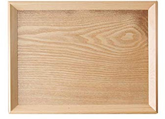 PAREKS Vajilla ecológica - Platos cuadrados desechables de hoja de palma, moda de madera