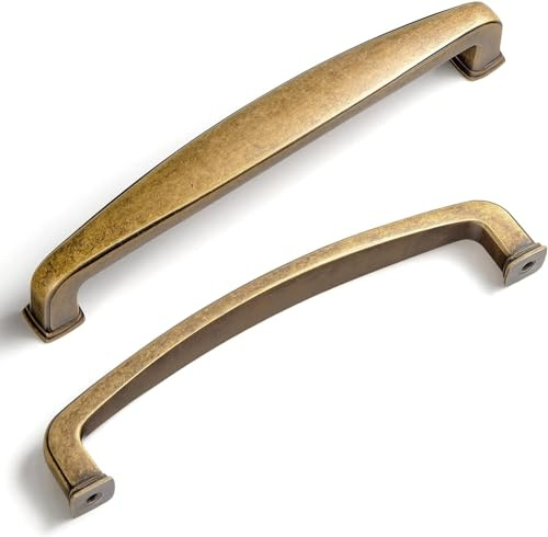 SYZOW Vintage Schrankgriffe 128mm, 6 Stück Antike Schrankgriffe Griffe für Küchenschränke Zinklegierung für Küchengriffe, Garderobengriffe, Türgriffe, Schubladengriffe