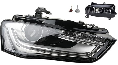 Johns, Scheinwerfer Hauptscheinwerfer passend für Audi A4 8K 02/12- Xenon D3S rechts + Nebelscheinwerfer + Leuchtmittel
