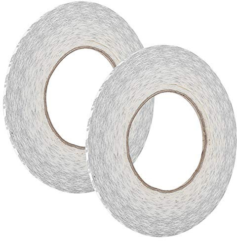 KIMISS Str Doppelseitiges Klebeband, 2-teiliges Set, Stark Haftend, 2 Mm, 3 Mm, 5 Mm, Selbstklebender Telefonbildschirm, Ultradünnes, Mobiles, Weißes Doppelseitiges Klebeband für LCD