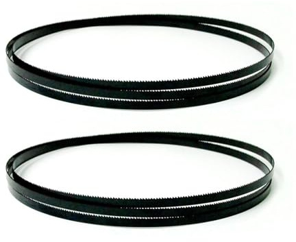 2 pièces 2240mm X 6.3mm X 0.35/0.5mm for METABO for BAS 315/316/317/318, lames de scie à ruban en carbone scie à ruban 4 10 14 TPI outils de travail du bois(14TPI,0.5mm)