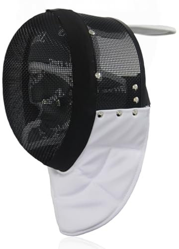 SCBTGKLN Fecht-Degenmaske, Degen-Fechthelm, mit Abnehmbarem Futter, Fechtausrüstung, 900N-Fechtmaske, Fechtschutzausrüstung, for den Einsatz Durch Degen-Athleten Beim Training Durch Athleten(X-Large)