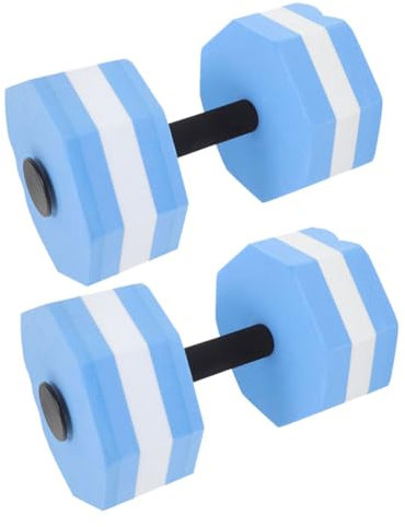 Milisten Wasser-hanteln Eva Schwimmende Aquatic Dumbbells Für Pool Fitness Wasserübungen Ergonomisch Rutschfest Für Damen Herren Kraft Ausdauer Training