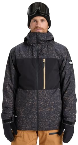 Quiksilver Giacca da Snow Sycamore Printed Jacket Nero XXL
