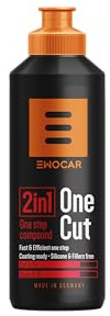 Ewocar One Cut Politur 250ml – One Step Schleif- & Finish-Politur für P2000 Schleifspuren – Wasserbasiert, Silikonfrei, Für DA & Rotary Maschinen – Profi Glanz & Swirl Entfernung