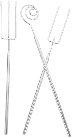 KICHOUSE Kit De Tenedores Inoxidable Para Fondue Palillos Para Fruta Diseño Ergonómico Fácil De Usar Para Lavavajillas