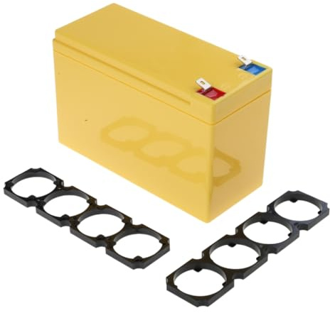 Säkert ABS-batterihölje med 32650/32700 hållare elegant plastbatterilåda