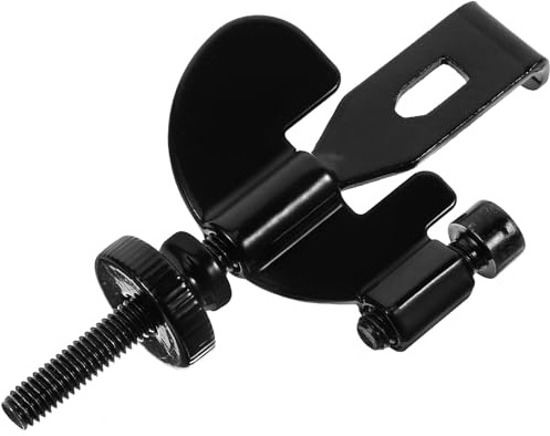 Sewroro Serrure de Porte D'hôtel Portable Verrou de Sécurité Réglable Butoir de Porte de Voyage Compact pour Maison et Voyage Protection Ajustable Noir
