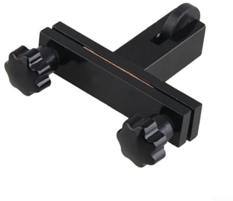Puente de violín ajustable herramienta de montaje de máquina para reparación y fabricación de Luthier (todo negro)