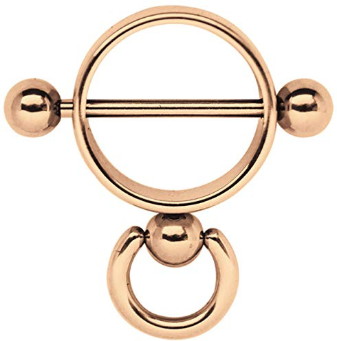 Brustpiercing Schmuck Stahl Ring der O