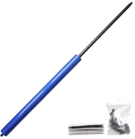 JINGLINGKJ Kofferraumstreben für Amarok 2011-2021 Hinterer Kofferraum Heckklappe Gasdämpfer Hebestützen ZWEI JAHRE GARANTIE (Blue Carbon Fiber)