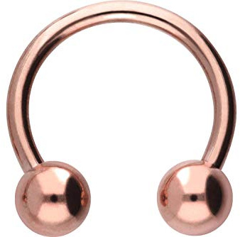 PIERCINGLINE Titan Hufeisenring | Piercing Ring Ohr Nase Lippe | Farb & Größenauswahl