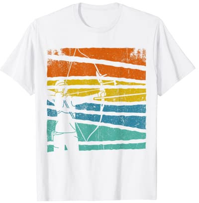 Vintage Bogenschütze Recurvebogen Bogenschießen Bogensport T-Shirt