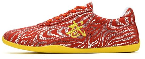 Respirant Chaussures Tai Chi Arts Martiaux,Chaussures Kung Fu Qi Gong Sports pour Pratique,Femmes Homme Baskets de Taï-Chi Kong Fu D'EntraîNement Taekwondo Box(Size:43EU,Color:D)