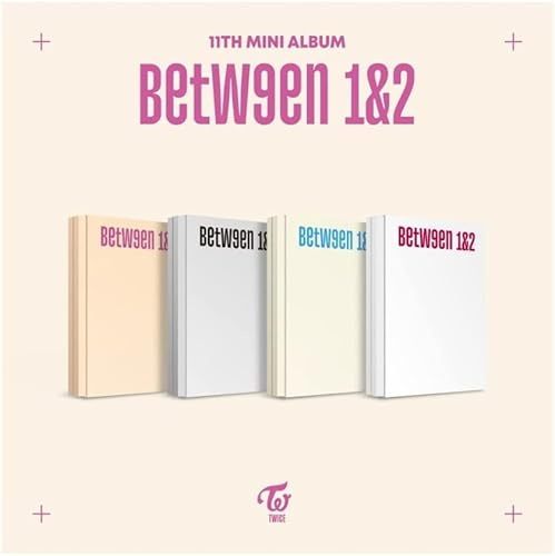 JYP Entertainment TWICE - BETWEEN 1&2 11th Mini Album+Pre-Order Benefit+Folded Poster (Archive ver.), 153 x 215 x 20.5 mm, JYPK1452