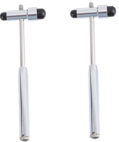 ULTECHNOVO 2 Piezas Martillo Medico De Reflejos Martillo De Percusión De Reflejos Martillo Rotuliano Martillo De Neurología Martillo Neurológico Médico Martillo Cuadrado Abdominales