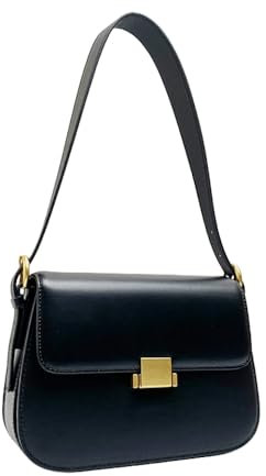 Umhängetasche aus echtem Leder, einfache, vielseitige Tasche, Umhängetasche, Unterarmtasche, quadratische Tasche, Luxus/281 (Color : A)