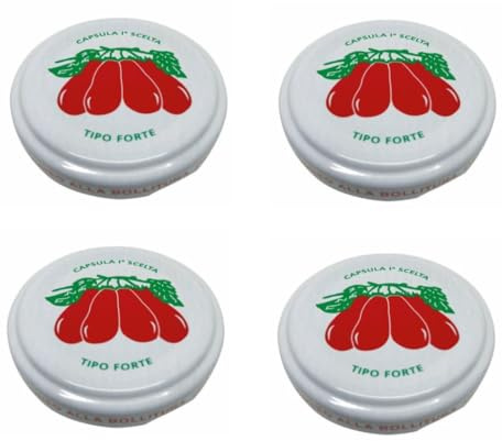 mille idee 200 Tappi Tappo Capsula Capsule D. 70 Decoro Pomodoro Pomodori Idoneo alla bollitura per barattaolo Conserve