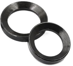 Genérico Arandela esférica cónica M6 M8 M10 M12 M16 M20 M24 Arandela avellanada Acero Inoxidable Junta cónica cóncava-Convexa Acero al Carbono(Conical Carbon Steel,M8 (10Pcs))
