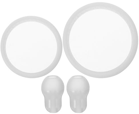 JECOMPRIS 1 Satz Zubehör Für Stethoskope Ersatzmembran Für Zubehör Für -ohrstöpsel Ersatzteile Für Stethoskope Teile -ersatzmembran Pvc Weiß