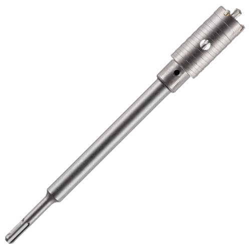 Rennie Tool 30mm TCT Core Drill Bit + SDS Adapter + TCT Pilot Drill | For Brick Block Masonry Stone. Concrete Hole Saw Wall Drill Bit Set With 240mm Long SDS Shank Extension Bar. Carbide Tipped