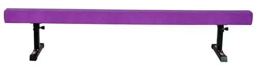 Gymnastic Beam, Schwebebalken Für Zuhause, 180cm Einstellbarer Balancestrahl, 5 Höhen Einstellbar Und Low Levels Stabile Floor Beam Gym Trainingsgeräte, Gymnastikbalken Trainingsgeräte Mit Bein