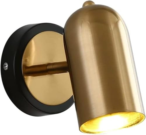 HTERWQEA Nordic Style Metal Wall Lamp E26/E27 Base Light Source Wall Lantern Embedded Installation Wall Light Bedroom Study Dining Room Wall Sconce Porch Corridor Wall Mounted Lighting Fixture