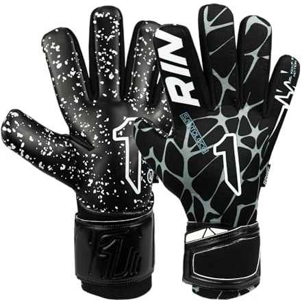 Rinat Guante de Portero Santoloco As, Negro, Unisex Niños