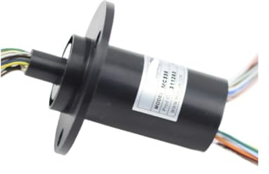 Slip Ring, Compact Slip Ring, hat-Type Slip Ring, Conductive Ring, pan/tilt, UAV stabilizer Slip Ring(Outer 12.5mm 12 core Plastic)