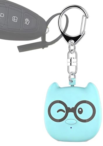 Alarma Personal Segura - 130DB Recargable Portátil de Doble Modo | Alarmas de Seguridad para Mujeres para Llevar Consigo | Dispositivo de Protección Personal en Llavero para Mujeres, Hombres, Niños, M