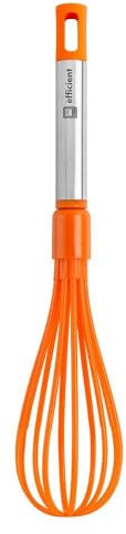 BRA Efficient Batidora de Cocina, Acero INOX, Nailon y Silicona, Naranja, 31 cm