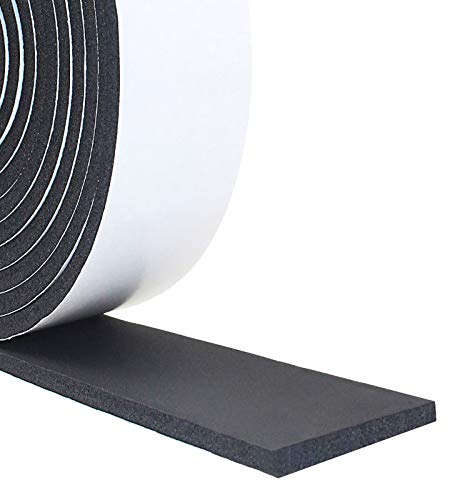 DGSL Foam Insulation Tape, 2In x 1/4In x 13Ft Weather Stripping Door Seal Strip for Doors and Windows,Sliding Door, Soundproofing Door Seal,Weatherstrip,Air Conditioning Seal Strip