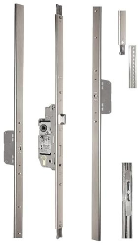 Fuhr Universal Reparatur Mehrfachverriegelung 855 R, Hauptschloss, Nebenschloss mit Bolzenriegel, Entfernung 92mm, Vierkant 10mm incl. SN-TEC® Montageanleitung (Dornmaß: 35mm, U-Stulp: 24x6mm)