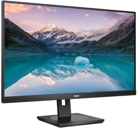 Philips 275S9JML - 27 Zoll Quad HD Monitor, Lautsprecher, höhenverstellbar (2560x1440, 75 Hz, 4 ms GtG, HDMI, DisplayPort, USB Hub) schwarz