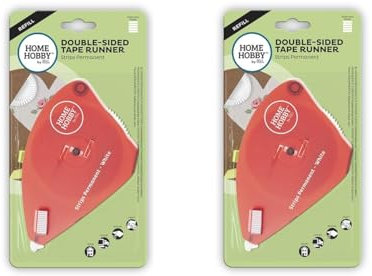 Pelltech HomeHobby by 3L E-Z Runner Grand Permanent Refillable Adhesive Dispenser Refill 150 Feet Pack of 2