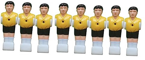 KOMBIUDA 8stücke Plastik Fussball Spieler Für Tischfußball Fußballfiguren Ersatz Für Kinderfußballspiel Mann Aus Kunststoff Für Standard Kickerstangen
