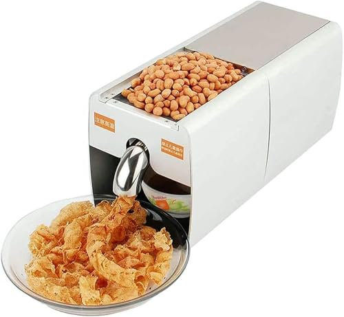 AFLEPCBRQ Fully Automatic Oil Press Machine, Small Household Oil Press, Hot And Cold Pressing, Temperature Control Adjustment, Oil Yield ＞95