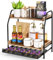 HomGOAT Coffee Station Organizer with Nespresso Coffee Pod Holder, Coffee Bar Accessories, Hot Chocolate Station with Coffee Pod Storage & Dolce Gusto pod holder, Coffee Organiser, Nespresso Storage