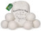 Foneso Lot de 6 boules de séchage en laine - Taille XL - 100 % laine de Nouvelle-Zélande faites à la main - Boules à linge réutilisables pour sèche-linge et doudounes - Feuilles de sèche-linge