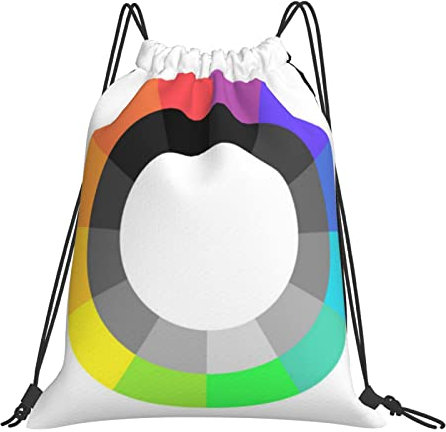 Gemustert Beutel Zum Bemalen 36X42Cm Omnisexueller Stolz Tasche Mit Kordelzug Wasserdicht Turnbeutel Mit Kordelzug Für Mädchen, Kindergarten, Erwachsene