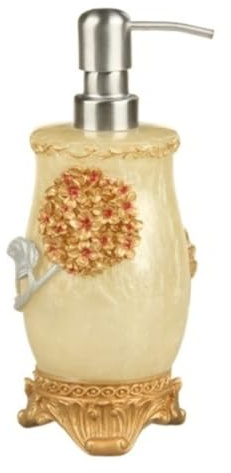 Bathroom Accessories Dispenser Lotion Soap Dispensing Device Bathroom Farmhouse Kitchen Office Decoration Liquid Bottle(Gold)
