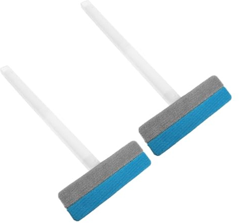 BESPORTBLE 2pcs Pet Hair Removal Brush Double-way Lint Roller Washable Cat Dog Hair Remover for Beds Carpets Furniture