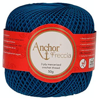Anchor 4771006-00685 Häkelgarne, 100% Baumwolle, 685, Stärke 6, 88 Gramm