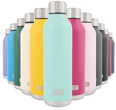 Polar Gear 500ml Metal Water Bottle - Insulated Water Bottles Leakproof