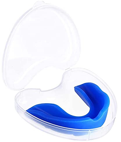 LKZL 3 Stück Mundschutz, für Kieferschutz Sportmundschutz Formbar, für Rugby, MMA, Fußball und Andere Kontaktsportarten (Color : Blue)